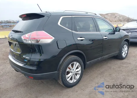 2014 Nissan Rogue Sv z USA, uszkodzony, nr VIN 5N1AT2MV8EC856435